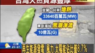 再生能源發電 風力.太陽能佔比僅8.7%