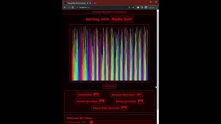 Introducing Reversed Colors - Sorting Algorithms