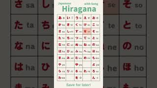 Japanese Hiragana with Song🎶