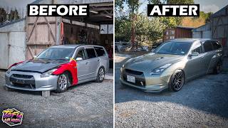 Building a Widebody GTR Wagon in 10 Minutes!