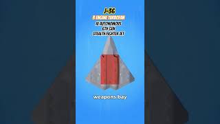 j-36 Autonomous stealth fighter jet #j36 #j10 #su57 #f22 #f35 #fighterjet