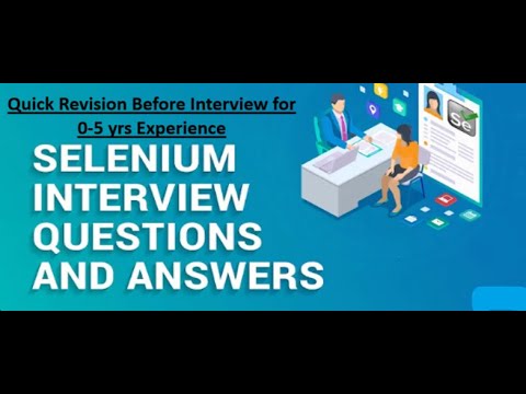 Quick Revision on Selenium Before Interview (Selenium Que & Ans) English + Hindi + Marathi =2