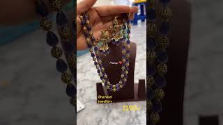 Code *s q17Own collection Beautiful drop beads chain With ear rings 1190+$