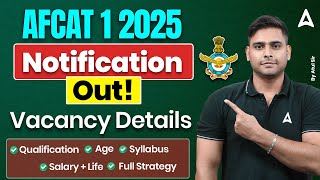 AFCAT 1 2025 Notification Out | Syllabus, Salary, Qualification, Age Limit & Preparation Strategy