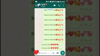 Chat spam wa bikin romantis banget 😍❤😘