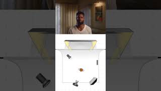 Cinematic Lighting Interview Setup #film #cinematiclighting #filmmagic #shorts #cinematography