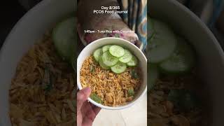 It’s been 8 days. Yaay🥰 #pcosnutrition #pcosfood #pcos