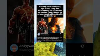 Watching Black Adam (2022) fight scenes really puts Superman and Zod’s power into perspective. Those