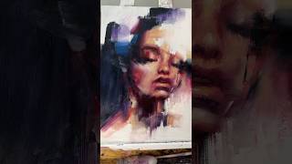 Oil Painting #oilportrait #painting #oilpainting #portraitpainting #abstractportrait #womanportrait