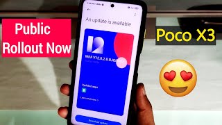 FINALLY 😍 Poco X3 Miui 12.0.2.0 Update All Public Users Rollout Now - Check Now | With Android 11