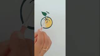 O for orange 🍊#shorts # youtube short # kidsclass # kidsknowledge #Coloring Fun
