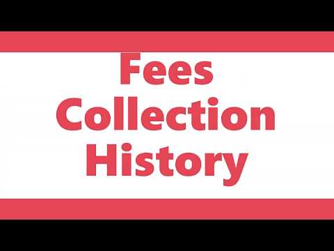 Run Your School "Fees Collection History "