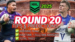 NRL Round 20 2025 | Who Will Win? Expert Tips & Predictions!