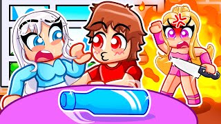 Techy Plays Spin The Bottle In Roblox Snapchat With MY CRAZY FAN GIRLS