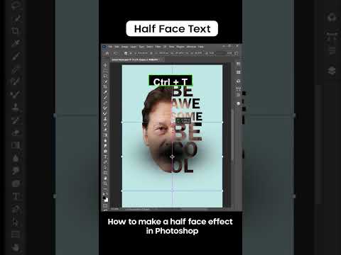 Swap Half Faces Like a Pro in Photoshop!(Realistic Results).!#shortfeed  #viralshot  #photoshop
