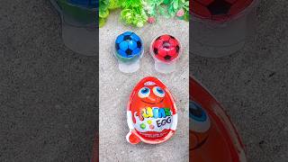 colourful 🎊 surprise joyegg unboxing with soft football ⚽ jelly red & blue fun!🌈😍#short#joyegg#jelly