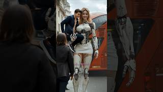 London 2025 – A humanoid robot gave a human a ride. #IRC #robot #shorts #humanoidrobot