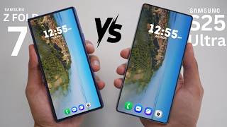 Samsung Galaxy Z Fold 7 Vs Galaxy S25 Ultra - CLEAR WINNER!