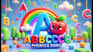 ABC Phonics Song for Kindergarten | Toddlers | Kids Nursery Rhymes Alphabets Sounds A is for Apple