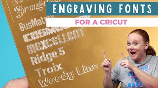 My Favorite Cricut Engraving Fonts and How to Use Them