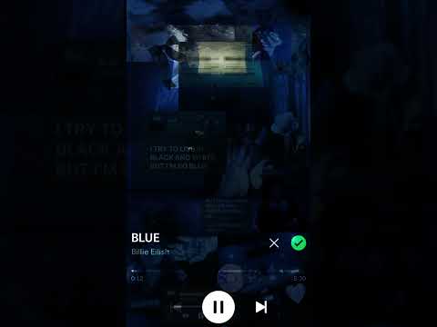 But I’m so blue #billieeilish #music #songs
