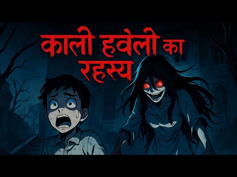 काली हवेली का रहस्य।#horror #hindistories #cartoon #kahaniya #ghoststory @vashu-sona-ki-duniya