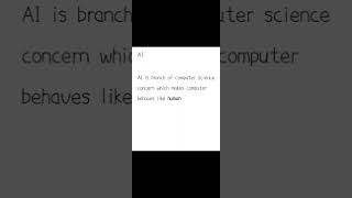 Definition of Artificial Intelligence |upsc|