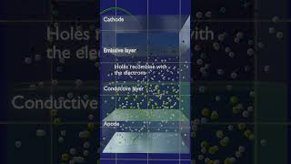 Working of OLED display in 3D animation. #oled #oleddisplay #light #display #physics #engineering