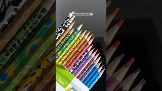 Cutest Jungle Theme Color Pencils 🌷✨🎀 #trending #colorpencil #pencils #stationery #stationary