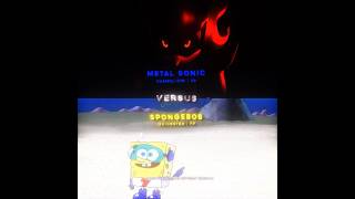 WIS Request Part 5 | Metal Sonic Vs The Quickster | #shorts #edit #fyp #sonic #spongebob