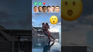 Garnacho VS Neymar VS Coutinho VS Lewandowski VS Haaland VS Ronaldo - Footballers Kiss Challenge