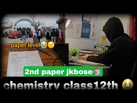 My CHEMISTRY paper 📚 Experience 📖 😭|| jk bose exam Chemistry paper || paper level 😫?