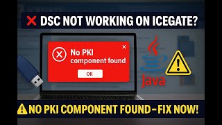 How to Resolve pki component error icegate