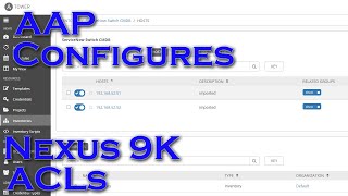 Ansible Automation Platform Configures Nexus 9K ACLs