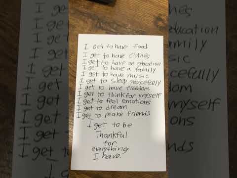 What are you thankful for?