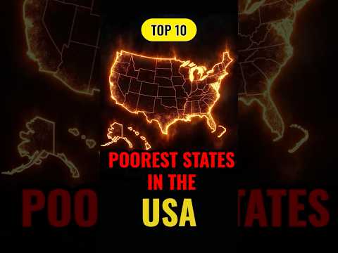 Top 10 Poorest States in the USA 🇺🇸 | Eye-Opening Facts on Poverty