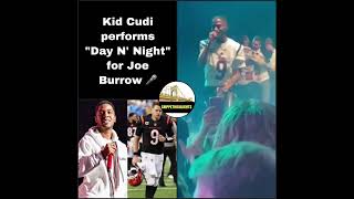Kid Cudi Performs “Day N’ Night” For Joe Burrow 🎤
