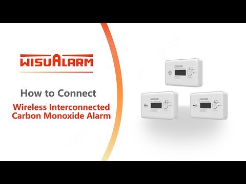 Wireless Interconnected Carbon Monoxide Alarm | How to interconnect | Wisualarm