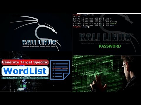 How To  Custaom Wordlists On  a kalilinux HCK B.R.A.N.D 2022