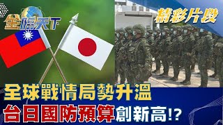 全球戰情局勢升溫 台日國防預算創新高！？│金臨天下 20220825
