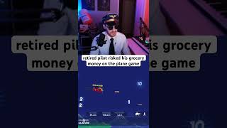 retired pilot risked his grocery money on the plane game #aviamasters #planegame #kickstreaming