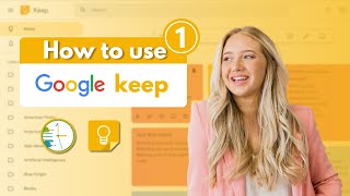 How To Use Google Keep | Part 1 | In a minute