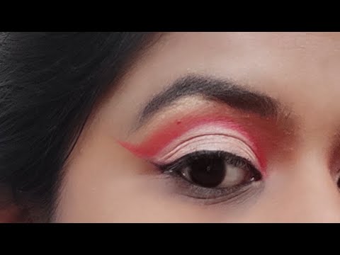 #short silver cut crease eye makeup look