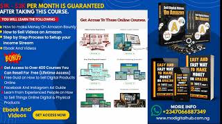 Amazon Success Course Plus Over 400 Courses You Can Resell.