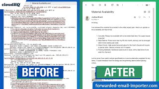 Forwarded Email Importer: Instantly Reformat Messy Forwarded Emails