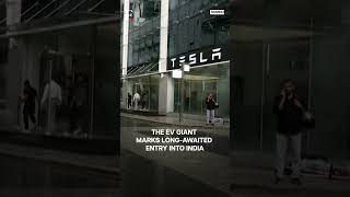 Elon Musk's Tesla Opens First India Showroom in Mumbai | Subscribe to Firstpost | N18G