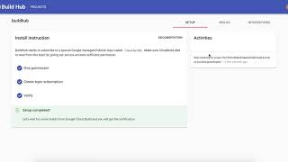 Setup BuildHub to work with your CloudBuild account