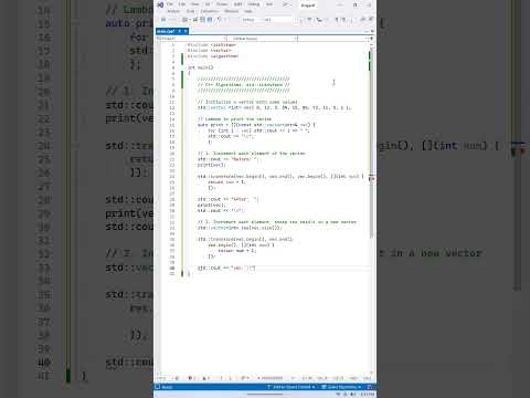 C++ algorithms. std::transform usage example! #coding #programming #algorithms #cpp #cplusplus