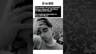 JEE Hila nai IIT Mila nai BITS Pilani🤧 IIT vs BITS 💀 IITians Exposed | IIT-JEE Preparation #jee