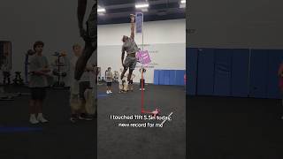New Personal Record Approach Vert #verticaljumptraining #verticaljump #sportsperformance #football